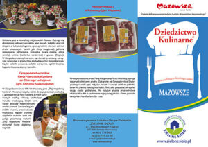 Ulotka Dziedzictwo Kulinarne _ Mazowsze