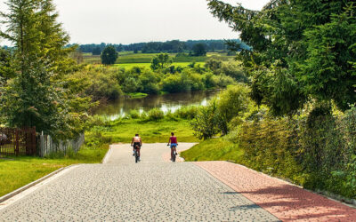 Promenada nad rzeką Bug w Broku